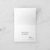 おもしろいアニバーサリーカード – 自分の名前を追加 サンキューカード (内部)