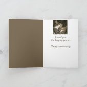 おもしろいアニバーサリーキャッツ保があなたを愛 カード (内部)