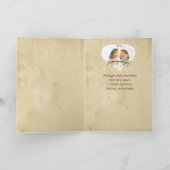 おもしろいアニバーサリースウィートラブバードユーモア カード (内部)