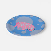 おもしろいアニメーションカスタム紙プレート7イン ペーパープレート (アングル)