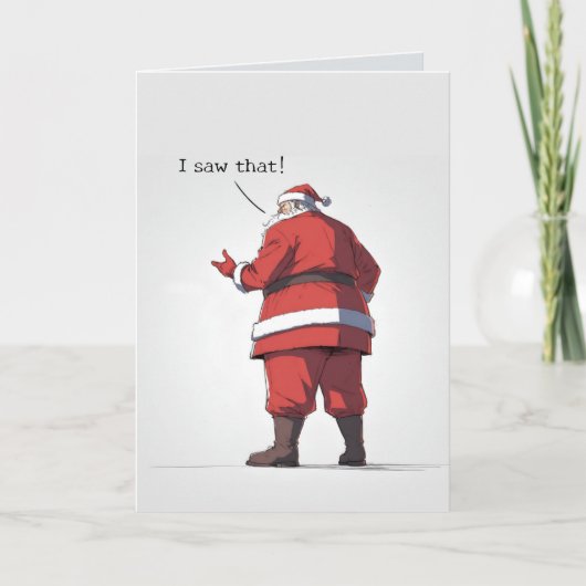 おもしろいアニメ怒サタのいけなクリスマス カード (正面)