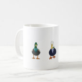 おもしろいアヒル コーヒーマグカップ (正面左)