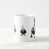 おもしろいアヒル コーヒーマグカップ (中央)