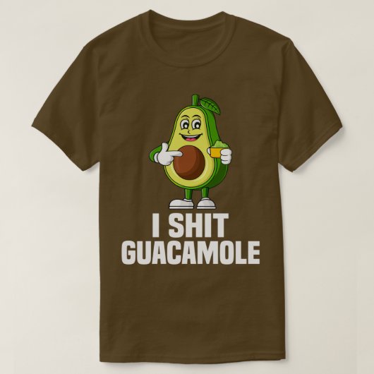 おもしろいアボカドデザインラブアボカド Tシャツ (デザイン正面)