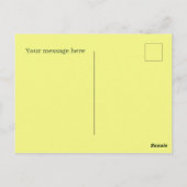 おもしろいアボカド追加文字 ポストカード (裏面)