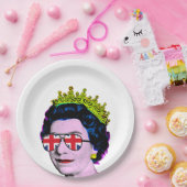 おもしろいアポップ・アートのートHMクイーンパーティー紙プレート ペーパープレート (パーティー)