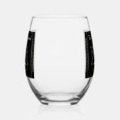 おもしろいアメリカンフットボールバー飲み物用品カクテル ステムなしワイングラス (左)