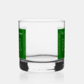 おもしろいアメリカンフットボールバー飲み物用品岩 ウイスキーグラス (右)