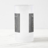 おもしろいアメリカンフットボールバー飲み物用品 フロストグラスビールジョッキ (中央)