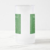 おもしろいアメリカンフットボールバー飲み物用品 フロストグラスビールジョッキ (中央)