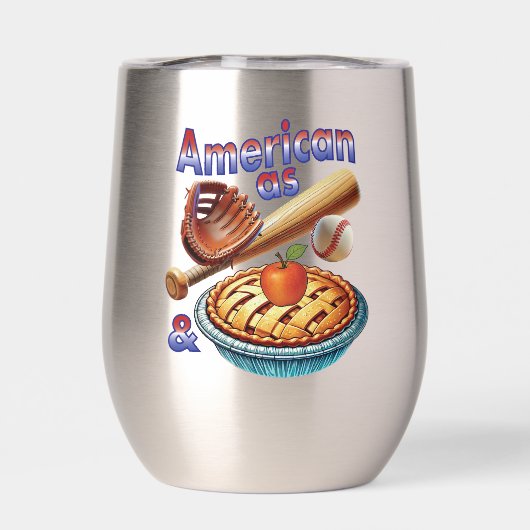おもしろいアメリカンAs Baseball & Apple Pie (背面)