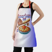 おもしろいアメリカンAs Baseball & Apple Pie エプロン (インサイチュ)