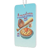 おもしろいアメリカンAs Baseball & Apple Pie カーエアーフレッシュナー (左)