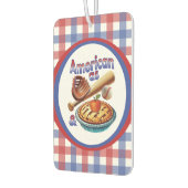 おもしろいアメリカンAs Baseball & Apple Pie カーエアーフレッシュナー (左)