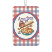 おもしろいアメリカンAs Baseball & Apple Pie カーエアーフレッシュナー (裏面)