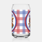 おもしろいアメリカンAs Baseball & Apple Pie ガラス缶 (左)