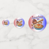おもしろいアメリカンAs Baseball & Apple Pie コンフェッティ (裏面)