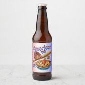 おもしろいアメリカンAs Baseball & Apple Pie ビールラベル (正面)