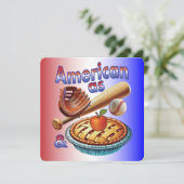 おもしろいアメリカンAs Baseball & Apple Pie 招待状 (スタンド正面)