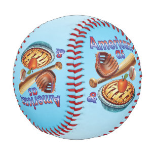 おもしろいアメリカンAs Baseball & Apple Pie 野球ボール