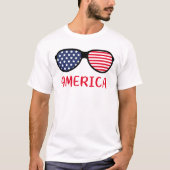 おもしろいアメリカーナTシャツ Tシャツ (正面)