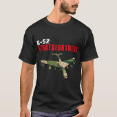 おもしろいアメリカ軍隊航空B-52ストラトフォレス Tシャツ (正面)