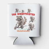 おもしろいアライグマのスクーターも失望 缶クーラー (正面)