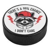 おもしろいアライグマ私は行かない可能性が99%ある アイスホッケーパック (3/4)