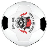 おもしろいアライグマ私は行かない可能性が99%ある サッカーボール (回転)