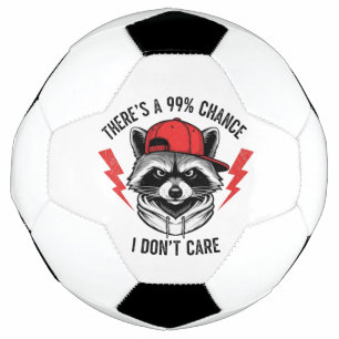 おもしろいアライグマ私は行かない可能性が99%ある サッカーボール