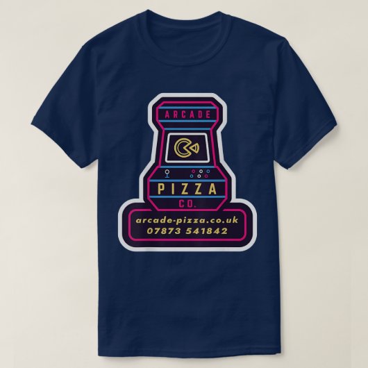 おもしろいアルクドピザマーチTシャツ Tシャツ (デザイン正面)
