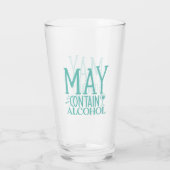 -おもしろいアルコールを含む場合あり タンブラーグラス (裏面)