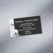 おもしろいアルパカ自然カスタム動物名刺 マグネット名刺 (インサイチュ)