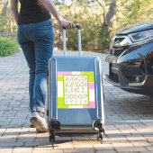 おもしろいアルファベット,フラワーアルファベット シール (スーツケースインサイチュ)