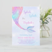 おもしろいアンダーザシープールパーティー 招待状 (スタンド正面)