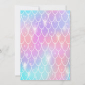 おもしろいアンダーザシープールパーティー 招待状 (裏面)