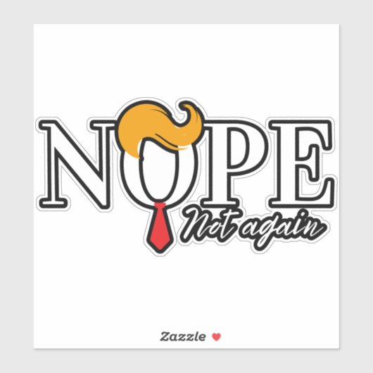 おもしろいアンチトランプが再び来ない – 選挙2024 シール (シート)