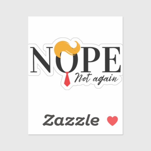 おもしろいアンチトランプが再び来ない – 選挙2024 シール (シート)