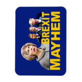 おもしろいアンチBREXIT、テレサは"Brexit Mayhem"のジョークを言う： マグネット (縦)