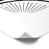 おもしろいアンティークの看板 ポスター (角)