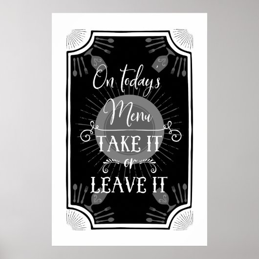 おもしろいアンティークの看板 ポスター (正面)