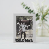 おもしろいアンティーク保留メール除・売却旅行ギフトPC ポストカード (スタンド正面)