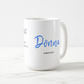 おもしろいアーティスト定義(個人設定) コーヒーマグカップ (正面右)