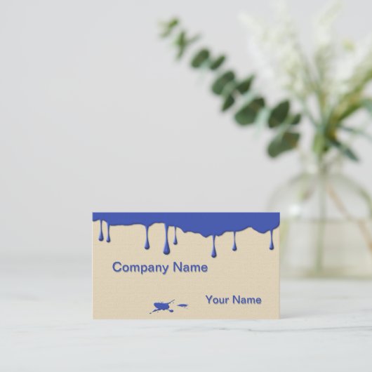 おもしろいアーティス絵を描トリップ 名刺 (スタンド正面)