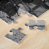 おもしろいアートトレイン写真ファミリー ジグソーパズル (側面)