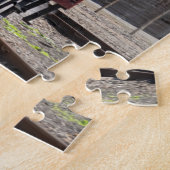 おもしろいアートトレイン写真ファミリー ジグソーパズル (側面)