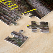 おもしろいアートトレイン写真ファミリー ジグソーパズル (側面)