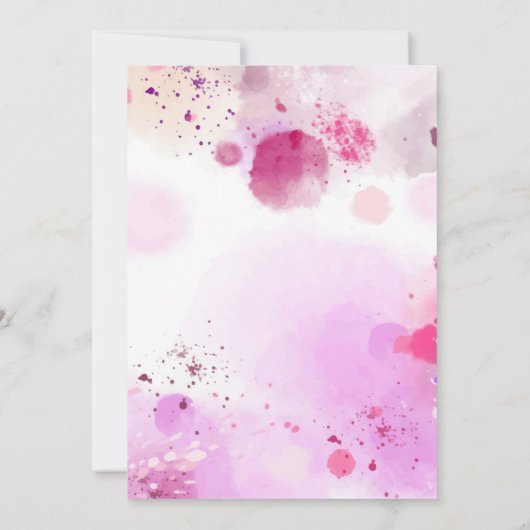 おもしろいアートパーティーカード子供へ 招待状 (裏面)