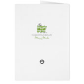 「おもしろいイエスのために木を殺せ」メリークリスマスカード (裏面)