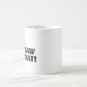 おもしろいイエスミーム私は見た コーヒーマグカップ (中央)